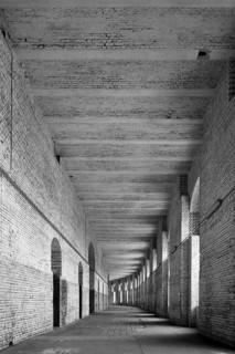 Unfinished portico of the NS Congress Hall, 1943, Reichsparteitagsgelände Documentation Center,