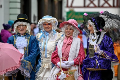 Carnival Parade, Kappelrodeck, Ortenaukreis, Baden-Württemberg, Germany