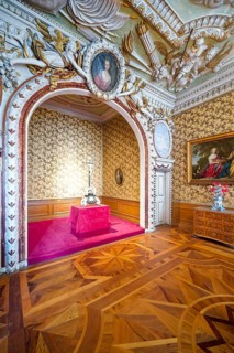 Duke's prayer room and dressing room, Friedenstein Castle, former residence of the Dukes of