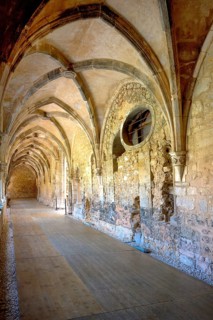 Church and Convent of Saint Francis, Cloister, Santarem, Ribatejo, Portugal