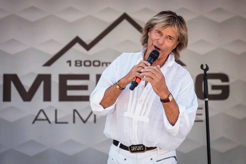 Open-air concert on 27 June 2026 by Hansi Hinterseer at the Medrig Alm in See im Paznaun Austria to