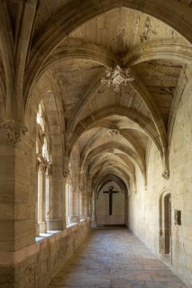 Villefranche de Rouergue. City of Art and History. The Chartreuse Saint Sauveur. The small cloister