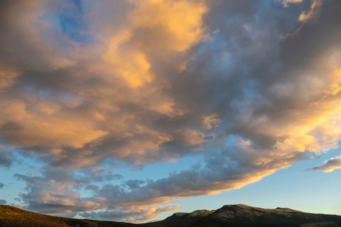 Evening sky, Alvdal Vestfjell, Hedmark, Innlandet, Norway, June 2026