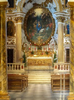 St. George and Holy Spirit at Costa, small church in Florence, Tuscany, Italy