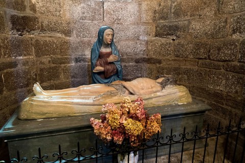 Saint Urcize, Regional Natural Park Aubrac, Saint Pierre and Saint Michel church of Saint Urcize,