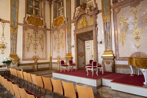 Marble Hall in Mirabell Palace, Salzburg, Salzburg state, Austria