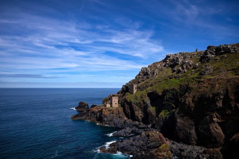 Ruin, Crown Mine engine houses, Botallack Tin Mine, tin mine, tin mine, mining, Pendeen, Trewellard