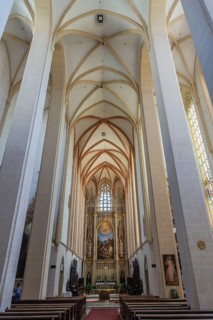 Interior view of St. Moritz Church, Kromeríž, Zlínský kraj, Czech Republic