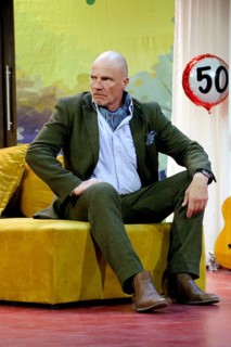 Thorsten Nindel during the photo rehearsal for Es ist nur eine Phase, Rabbit in the comedy am
