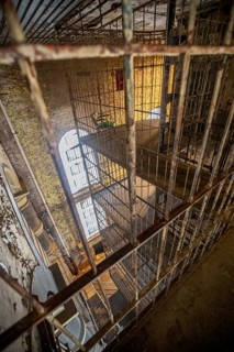 Mansfield, Ohio - The East Cell Block at the Ohio State Reformatory. The prison opened in 1896 and