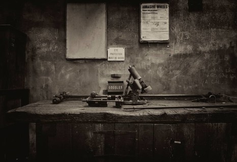 Interior view workshop, Victoria Shaft, Museum, Geevor Tin Mine, tin mine, tin mine, mining,
