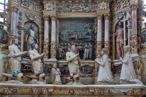 Epitaph built in 1598 with Duke John Frederick II the Middle by sculptor Nikolaus Bergner,