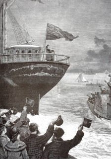 Departure of the Marquis of Lorne and Princess Louise for Canada in November 1878. On November 14,