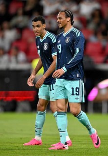 Leroy Sané GER (19) Jamal Musiala GER (10) International football match, Germany, MEWA Arena Mainz,