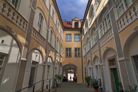 Courtyard of the Baroque House, Görlitz Collections of History and Culture, Neißstraße 30, Görlitz,