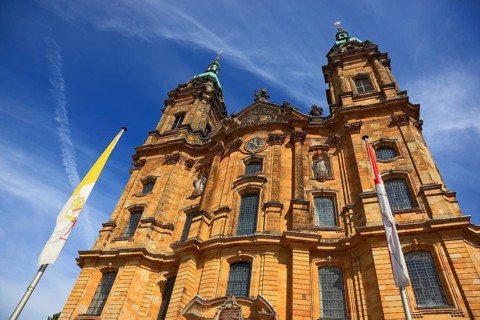 Vierzehnheiligen Basilica, Bad Staffelstein, Lichtenfels district, Upper Franconia, Bavaria,