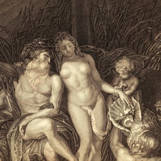 Detail from the painting Neptune and Amphitrite by Peter Paul Rubens, Baroque, Baroque painting,