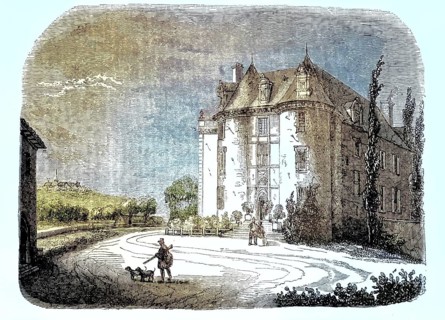 Chateau de Chateaumorand, also Chateau-Morand, historic country castle in France, department of