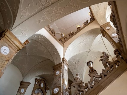 Baroque Engelstreppe, Engeslsstiege, Mirabell Palace, Salzburg, Salzburg state, Austria