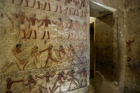 Tomb of Ptahhotep, Sakkara, Saqqara, UNESCO World Heritage Site, Memphis, Cairo, Egypt