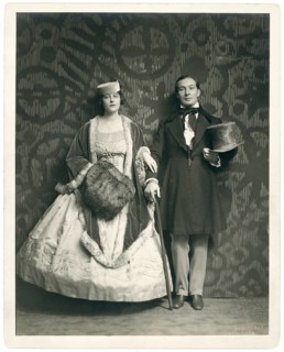 Katherine Cornell, actress, 1893-1974, theatre, USA, Conde Nast, Vanity Fair, couple in period