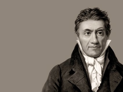Portrait of Johann Heinrich Pestalozzi, 1746 - 1827, Swiss pedagogue, educational reformer,