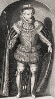 James VI and I, James Charles Stuart, 1566 – 1625, King of England, Scotland and Ireland, digitally