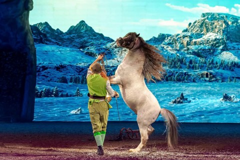 Cavalluna, horse show on Gateway to the Otherworld tour in Berlin's Uber Arena on 17.01.2026