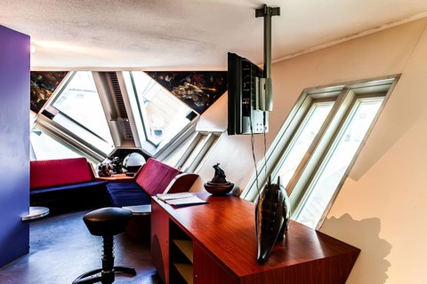 Cube houses from 1984, architect Piet Blom, Rotterdam, the Netherlands