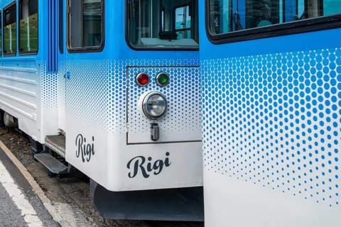 Arth Rigi Railway Railcar, Rigi Staffel, Arth, Switzerland