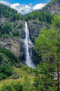 Fallbach in Koschach, highest waterfall in Carinthia, Malta Valley, Carinthia, Austria