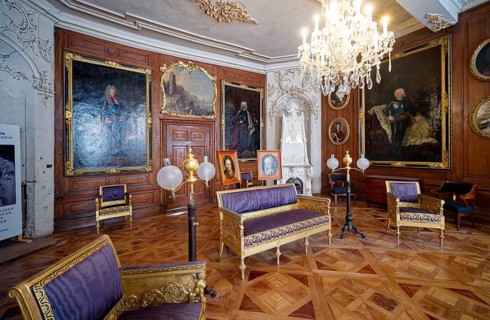 The Duchess's antechamber, Friedenstein Castle, former residence of the Dukes of Saxe-Coburg and