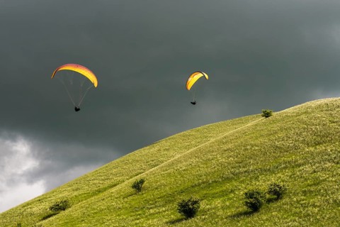 Czech Republic, paragliding, paragliding, paragliding, paragliding, Czech Republic, atmosphere,