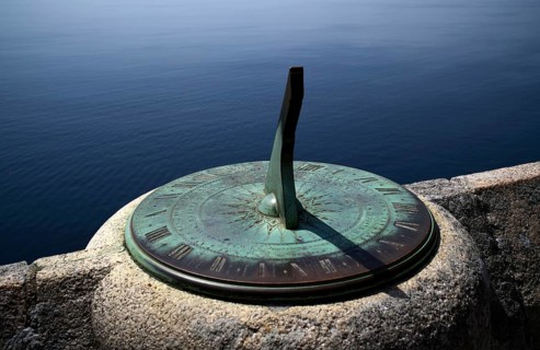Sundial, St Michael's Mount, Cornwall, England, Great Britain, Great Britain