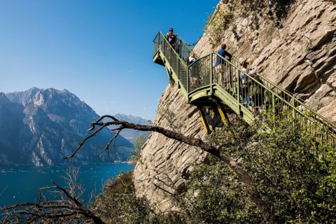 Busatte Tempesta, hiking trail, Torbole, Lake Garda, Lago di Garda, Trento, Trentino-Alto Adige,