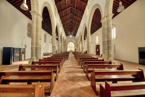 Santa Clara Church and Convent, Central Nave, Santarem, Ribatejo, Portugal