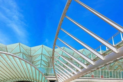 Oriente Railway Station, Parque das Naçoes, Lisbon, Portugal