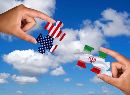 Two hands each hold a puzzle piece, silhouette, confrontation, rapprochement, war, trade war,