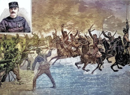 General Raoul Le Mouton de Boisdeffre (1839–1919), probably a skirmish during the Loire Campaign