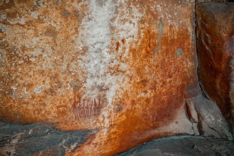 Prehistoric People, Ancient Rock Carving of the San, Indigenous People of South Africa, Sevilla