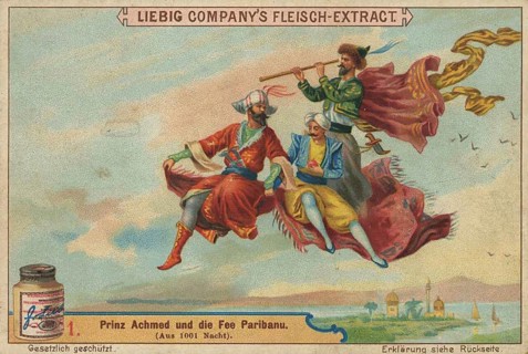 Picture series Prince Achmed and the Fairy Paribanu, Prince Achmed and the Fairy Paribanu on a