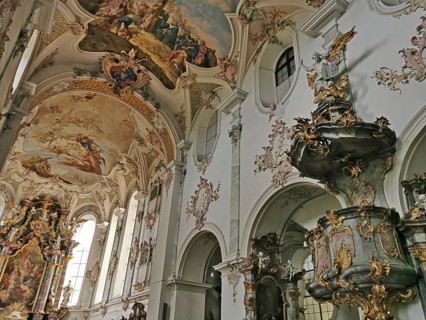 Mönchsdeggingen Abbey, former monastery of the Mariannhill Missionaries, near Nördlingen on