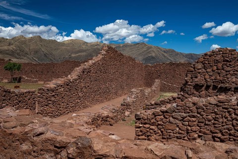 Pikillacta archaeological site, Wari culture, also Huari culture, pre-Inca complex, Urubamba