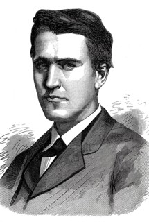 Thomas Alva Edison (11 February 1847 – 18 October 1931), world-famous American inventor and