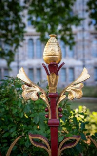 Fence, decoration, Natural History Museum or Natural History Museum, built in 1860 in