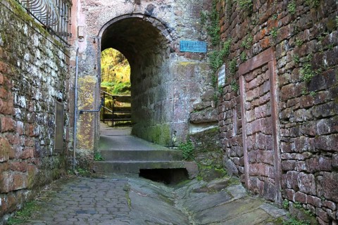The Schnatterloch, originally referred to as a hole in the wall from which a drainage channel led