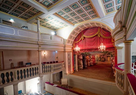 Ekhof Theatre, Friedenstein Castle, former residence of the Dukes of Saxe-Coburg and Gotha, early