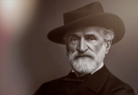 Giuseppe Fortunino Francesco Verdi, 1813 – 1901, Italian composer, digitally edited after a