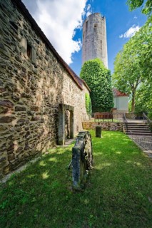 Torschreiberhaus, Altoschatzer Stadttor, Stadtmauer, Oschatz, Saxony, Germany