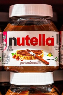 Nutella sales rack, Bangkok, Thailand